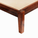 Admirel Sheesham Wood Queen Size Bed without Storage (Honey Finish) - Image 5