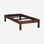 Onkel Sheesham Wood Single Bed in Rustic Teak - Image 6