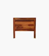 Newvo Sheesham Wood Single Bed without Storage (Honey Oak Finish) - Image 6