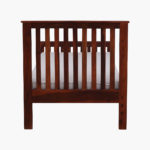 Royal Sheesham Wood Single Bed Honey Finish - Image 6