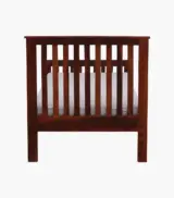 Royal Sheesham Wood Single Bed without Storage (Honey Finish) - Image 6