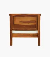Stonfield Sheesham Wood Single Bed without Storage (Honey Oak Finish) - Image 6