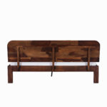 Alamod Sheesham Wood Queen Size Bed without Storage (Teak Finish) - Image 6