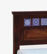 Camchino Sheesham Wood Single Bed without Storage (Honey Oak Finish) - Image 7