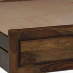Lordenzo Sheesham Wood Queen Size Bed with Drawer Storage (Provincial Teak Finish) - Image 8