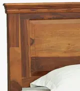 Stonfield Sheesham Wood Single Bed without Storage (Honey Oak Finish) - Image 7
