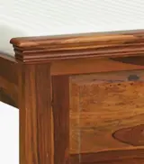 Stonfield Sheesham Wood Single Bed without Storage (Honey Oak Finish) - Image 8