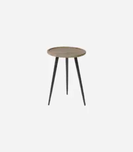 Sabek Mango Wood Side Table (Mango Finish)