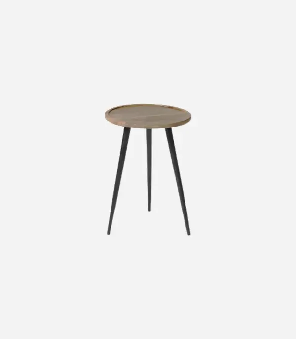 Sabek Mango Wood Side Table (Mango Finish)