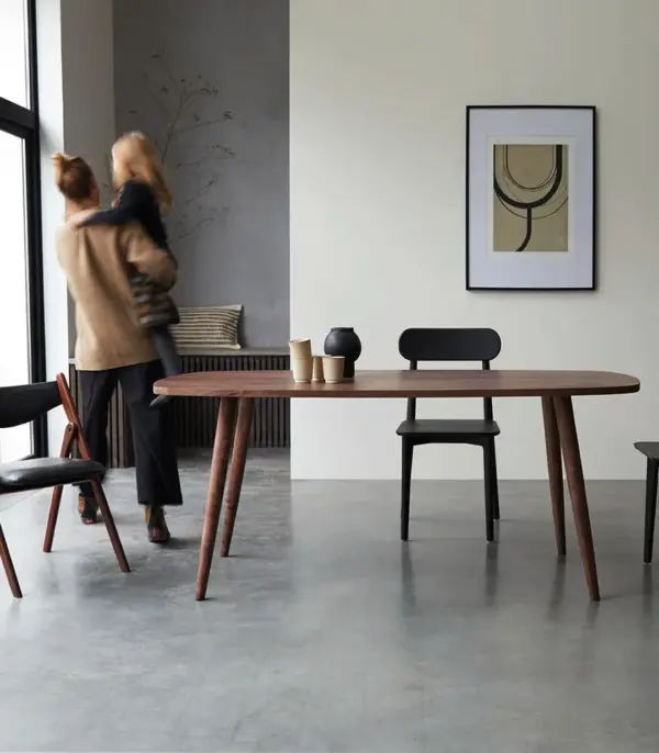 Lazara Solid Mango Wood Dining Table Set (Natural Finish)