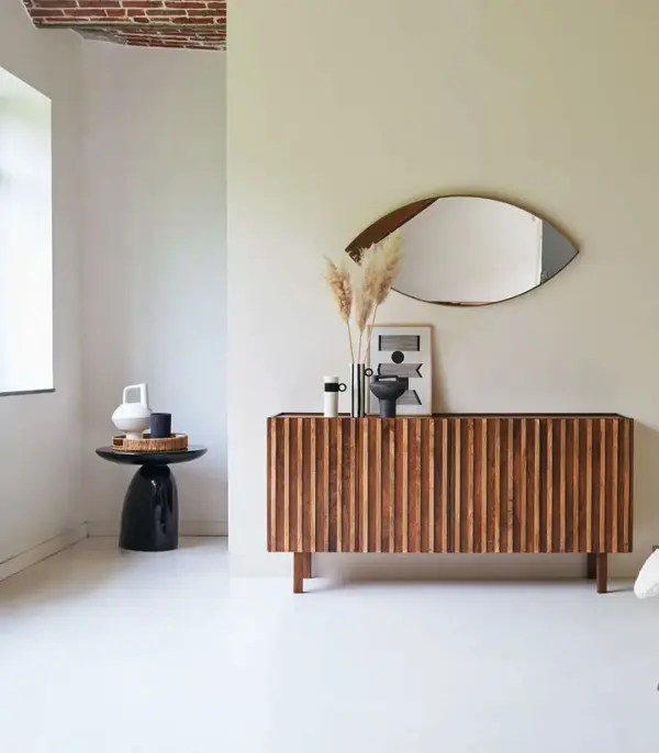 Mylo Solid Mango Wood Sideboard (Honey Finish)