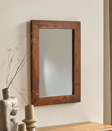 Kwarto Solid Sheesham Decorative Mirror 100x50 cm