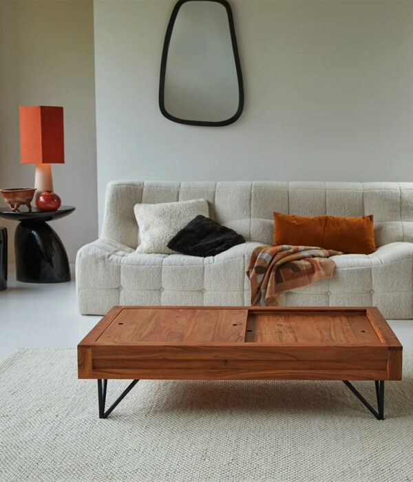 Bonnie Solid Acacia Coffee Table With Storage