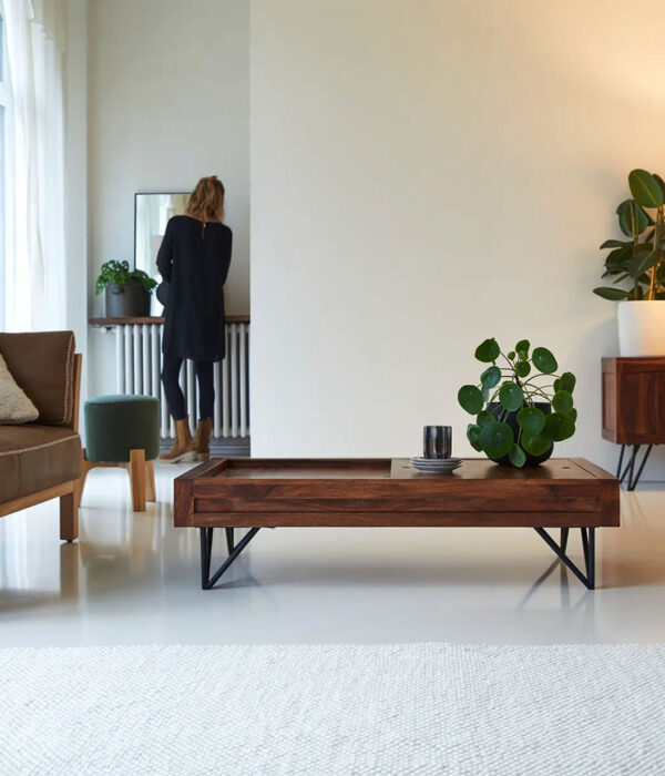 Bonnie Solid Sheesham Coffee Table With Storage