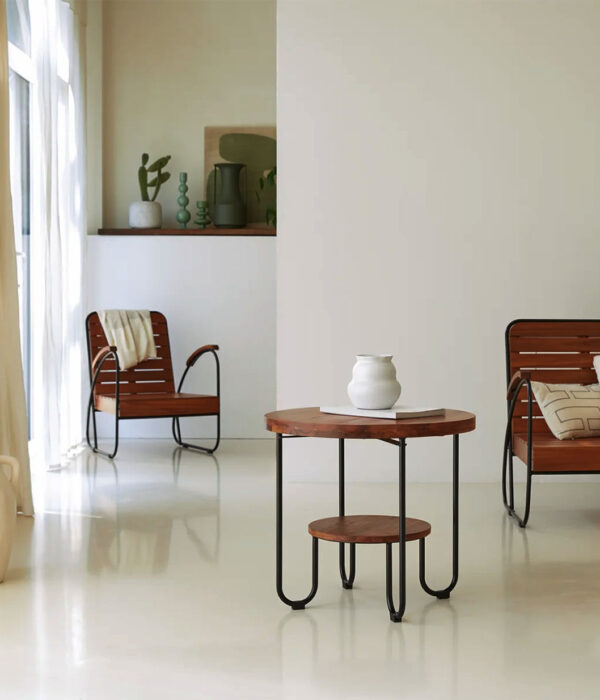 Key Wood Solid Acacia Coffee Table