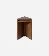 Folay Mango Wood Nesting Side Tables (Walnut Finish) - Image 4