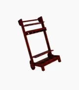 Bestroll Sheesham Wood Bar Trolley (Mahogany Finish) - Image 3