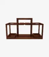 Villezas Sheesham Wood Bar Cabinet (Honey Finish) - Image 2