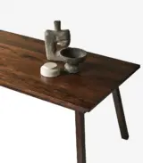 Arket Solid Mango Wood Table For 6 to 8 People (Natural Finish) - Image 2