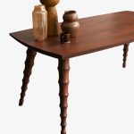Anyouk Solid Mango Wood Table For 4-6 People (Natural Finish) - Image 2