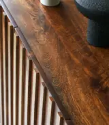 Mylo Solid Mango Wood Sideboard (Honey Finish) - Image 2