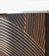 Bilosh Solid Mango Wood and Terrazzo Small Sideboard and Cabinet (Natural Finish) - Image 3