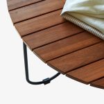 Key Wood Slatted Solid Acacia Coffee Table - Image 2