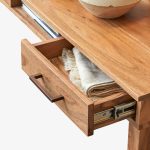 Oslo Solid Acacia Console Table - Image 2