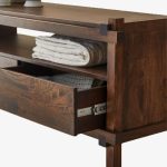 Arko 2 Drawer TV Stand In Solid Mango Wood 120 CM - Image 3