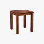 Horson Sheesham Wood 2 Seater Dining Table Set (Honey Finish) - Image 3