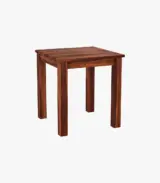 Horson Sheesham Wood 2 Seater Dining Table Set (Honey Finish) - Image 3