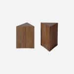 Folay Contemporary Nesting Side Tables Walnut Finish Mango Wood - Image 3