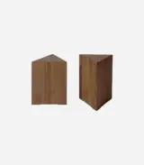 Folay Mango Wood Nesting Side Tables (Walnut Finish) - Image 3