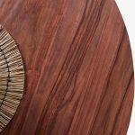 Oliana Solid Sheesham Wood Round Table (Natural Finish) - Image 4