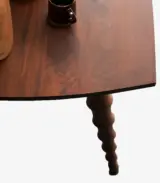 Anyouk Solid Mango Wood Table For 4-6 People (Natural Finish) - Image 3