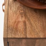Syno Solid Mango And Rattan Sideboard 115 cm - Image 3