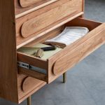 Olga Solid Acacia Storage Chest Of Drawers - Image 3