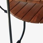 Key Wood Slatted Solid Acacia Coffee Table - Image 3