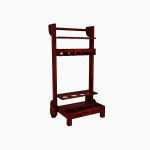 Bestroll Bar Trolley (Mahogany Finish) - Image 5