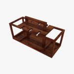 Villezas Bar Cabinet (Honey Finish) - Image 4
