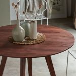 Oliana Solid Sheesham Wood Round Table (Natural Finish) - Image 5