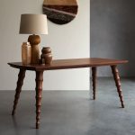 Anyouk Solid Mango Wood Table For 4-6 People (Natural Finish) - Image 4