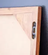 Gaylon Sheesham Wood Wall Mounted Mirror with Shelf Storage (Honey Finish) - Image 4