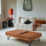 Bonnie Solid Acacia Coffee Table With Storage - Image 4