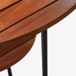 Key Wood Slatted Solid Acacia Coffee Table - Image 4