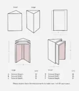 Folay Mango Wood Nesting Side Tables (Grey Finish) - Image 5