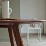 Oliana Solid Sheesham Wood Round Table (Natural Finish) - Image 3