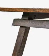 Arket Solid Mango Wood Table For 6 to 8 People (Natural Finish) - Image 5