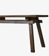Arket Solid Mango Wood Bench (Teak Finish) - Image 5