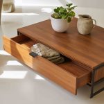 Urban Solid Acacia Coffee Table With Storage - Image 5